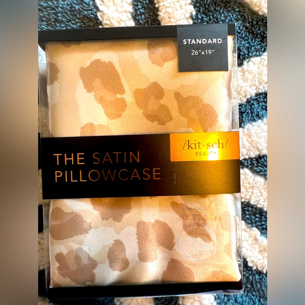 New in box Satin Pillowcase. Standard size with zipper